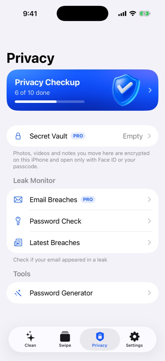 Privacy tools